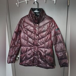 Sam Edelman shiny Burgundy Puffer Jacket